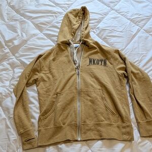 Mustard Color NKOTB 2015 Tour Zip-Up Hoodie